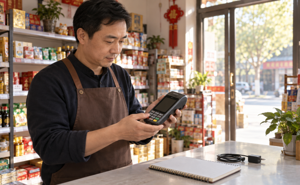 门店暂停营业后，POS机重新使用前检查什么？